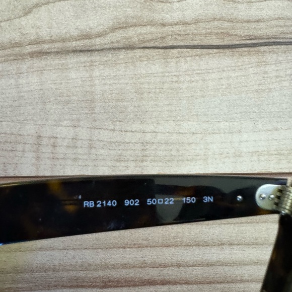 Ray-Ban RB2140 Wayfarer Classic Sunglasses Tortoise 50-22 w case & cloth - Picture 3 of 6
